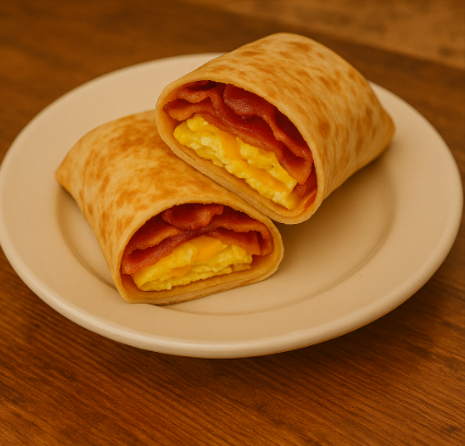 Breakfast Wrap with Cheese